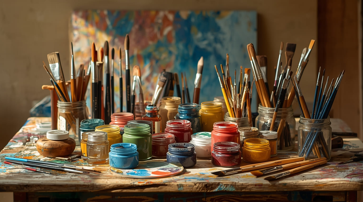 Färger och Penslar från Slyxuth